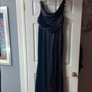 Fashion Nova Black Cowl Neck Sleeveless Maxi Gown